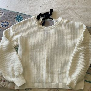 Cream sweater